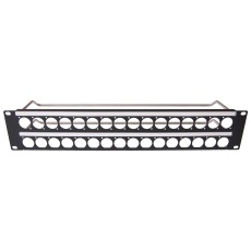 【CP30157】PATCH PANEL W/ 4-40 HOLE 32PORT 2U