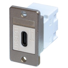 【KCUCCWHPM】USB ADAPTOR 3.1 TYPE C RCPT-RCPT WHITE