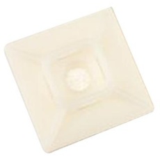 【CTB1X1NTA-C】CABLE TIE MOUNT 4-WAY 25MML X 25MMW NYLON PK100 NATURAL