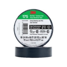 【175BK4A】TAPE PVC 19MM X 18M BLACK