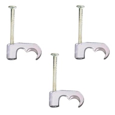 【PELB0633】CABLE CLIP 10MM POLYETHYLENE WHITE