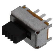【SSB22】SLIDE SWITCH DPDT 0.1A 30VDC THT