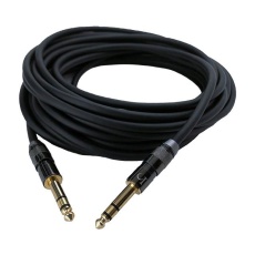 【IO-BP176020-T3MBK】CABLE ASSY 1/4inch STEREO PLUG-PLUG 20FT