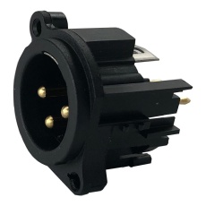 【IO-XLR3-M-EV】XLR CONNECTOR PLUG 3POS PCB