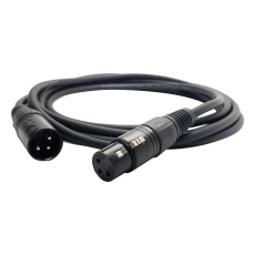 【IO-XLR3-3-E】CABLE ASSY 3P XLR JACK-XLR PLUG 3FT