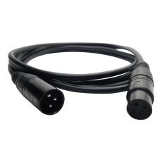 【IO-XLR3-6-P】CABLE ASSY 3P XLR JACK-XLR PLUG 6FT