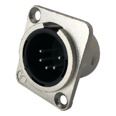 【IO-XLR5-M-JL】XLR CONNECTOR PLUG 5POS PANEL