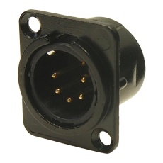 【FC61955】XLR CONNECTOR PLUG 5POS PANEL