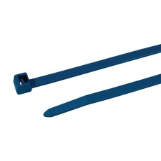 【111-01225】CABLE TIE 100MM PA66MP BLUE