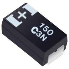 【25TQC22MYFB】導電性高分子タンタル固体電解コンデンサー(POSCAP)25V 22μF