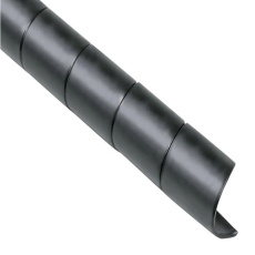 【HR4U-1/4】SPIRAL WRAP POLYETHYLENE BLACK 30.48M