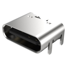 【USB4125-GF-A】USB CONN 2.0 TYPE C R/A RCPT 6POS/SMT