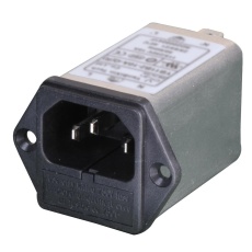 【PELB1070】IEC INLET FILTER 1-PH 1A 250V QC