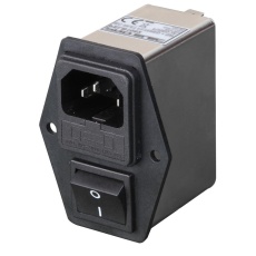 【PELB1083】IEC INLET FILTER 1-PH 4A 250V QC