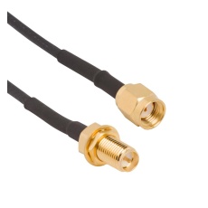 【095-902-538M100】RF CABLE SMA RP PLUG-BHD JACK 3.3FT