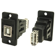 【CP30707N】USB ADAPTER 2.0 TYPE B RCPT-TYPE A RCPT