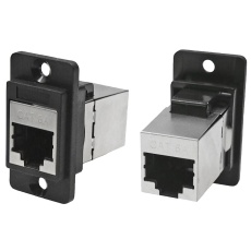 【CP30725S】ADAPTER RJ45 8P JACK-JACK CAT6 SHLD