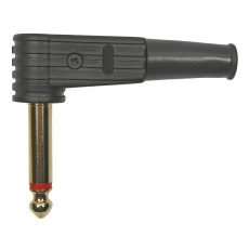 【FM1105B】MONO PLUG R/A 2POS 1/4inch CABLE BLK