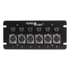 【555-27535.】FLOOR/WALL PANEL 12 PORT XLR-1/4inch JACK