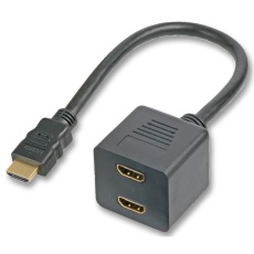 【PSG90397.】ADAP CABLE HDMI PLUG-2X RCPT 19WAY 8inch