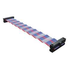 【FFTP-25-D-08.77-01-N】CABLE ASSY 50P IDC RCPT-RCPT 222.76MM