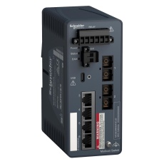 【MCSESM063F2CU0】ENET SW INDUS RJ45X4/SCX2 DIN RAIL
