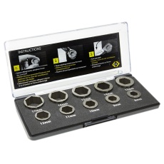 【T4360】RESCUE NUT & BOLT EXTRACTOR SET