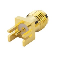 【EMPCB.SMAFSTJ.B.HT】RF COAX CONN SMA JACK 50 OHM PCB