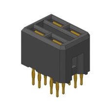 【10028916-5544P00LF】BACKPLANE CONN RCPT 4POS 2ROW 6MM