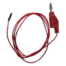 【MP770806】4MM BANANA PLUG-SQ. PIN SOCKET RED 1M
