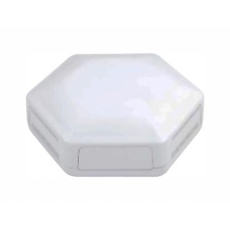 【CBHEX1-33-WH】ENCLOSURE HEX-BOX IOT ABS WHITE