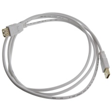 【U024AB-006-WH】USB CABLE 2.0 TYPE A PLUG-A RCPT 6FT