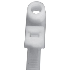 【CT8NT50S-M】CABLE TIE SCREW MOUNT NYLON6.6 218MM 50LB PK1000 NATURAL