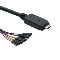 【USBC-HS-UART-5V-3.3V-1800-SPR】SMART CABLE USB-UART FT232H 1.8M