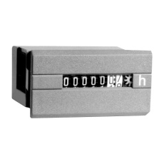 【711-0114】HOUR METER 99999.99H 24V RECTANGULAR