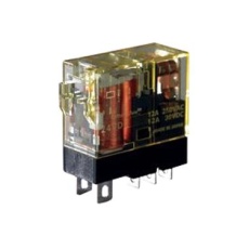 【RJ2S-CL-D24】POWER RELAY DPDT 24VDC 8A SOCKET