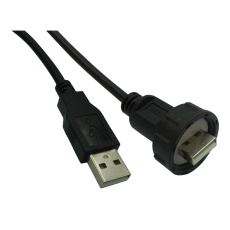 【67U2AC-006-K】USB CABLE 2.0 A PLUG-A PLUG 1.83M