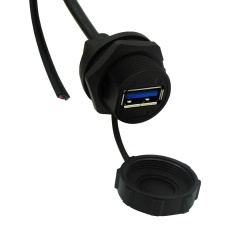 【67U3BD-006-K】USB CABLE 3.0 A RECPT-FREE END 1.83M