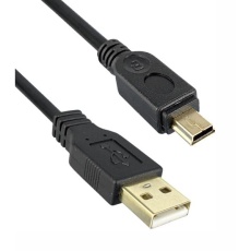 【3021021-16】USB CABLE 2.0 TYPE A-MINI B PLUG 16FT