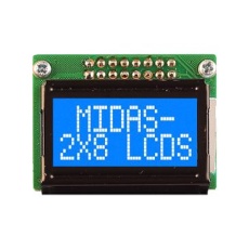 【MC20805B6W-BNMLW3.3-V2】LCD DISPLAY COB 8 X 2 BLUE STN 3.3V