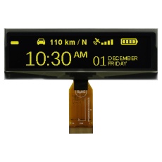 【MDOG256064IV-YM】OLED MOD COG PARALLEL/SPI 256X64PIXEL