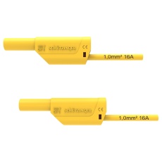 【DI VSFK 8500 / 1 / 50 / GE】4MM BANANA PLUG-SQ SHROUDED Y 500MM