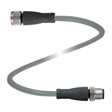 【V15-G-1M-PUR-ABG-V15-G】SENSOR CORD 5P M12 RCPT-M12 PLUG 1M