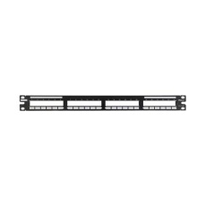 【QPP24BL】QN PATCH PNL RJ45 24PORT
