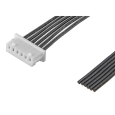 【218112-0603.】CABLE ASSY 6POS RCPT-FREE END 300MM