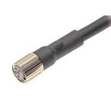 【XS3F-M8PVC4S2M】SENSOR CORD 4P M8 RCPT-FREE END 2M