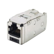 【CJS688TGY-24】RJ45 CONN JACK 8P8C 1PORT BLACK