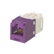 【CJ688TGVL】CAT6 RJ45 MODULAR JACK 8 POSITION 1 PORT