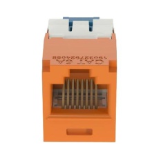 【CJ6X88TGOR】RJ45 CONN JACK 8P8C 1PORT ORANGE