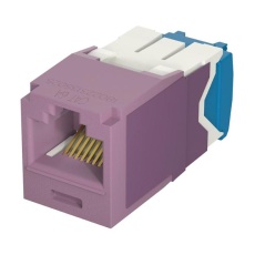 【CJ6X88TGVL】RJ45 CONN JACK 8P8C 1PORT VIOLET